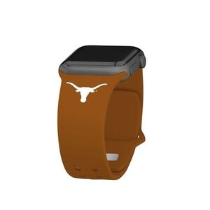Texas Longhorns Silicone Watch Band Compatible with Apple Watch